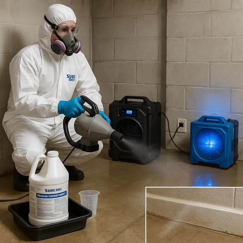 Sanitization and Odor Removal process in Edgerton, OH