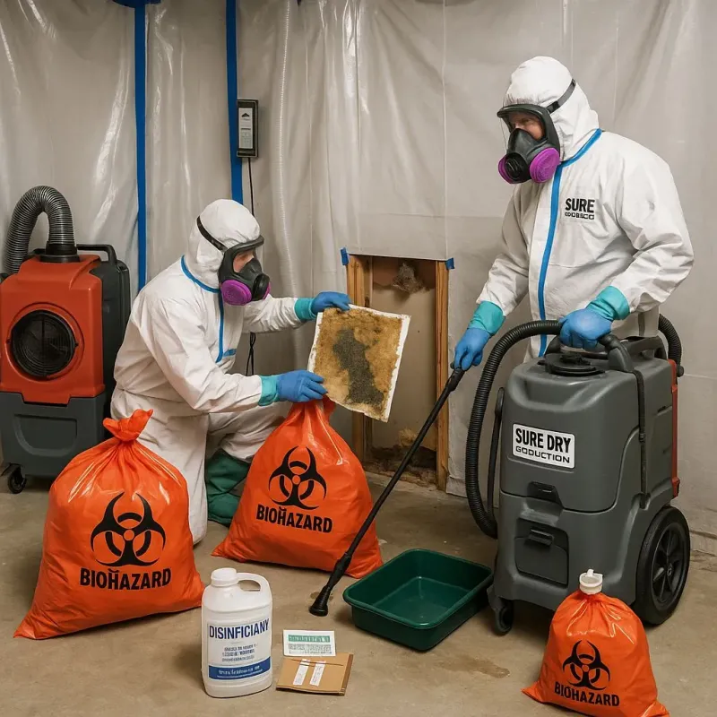 Contaminated Water Handling Protocols process in Edgerton, OH
