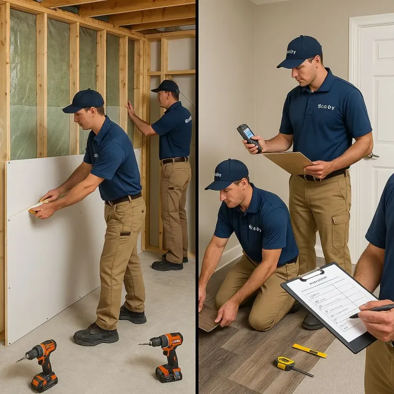 Repairs and Reconstruction process in Edgerton, OH